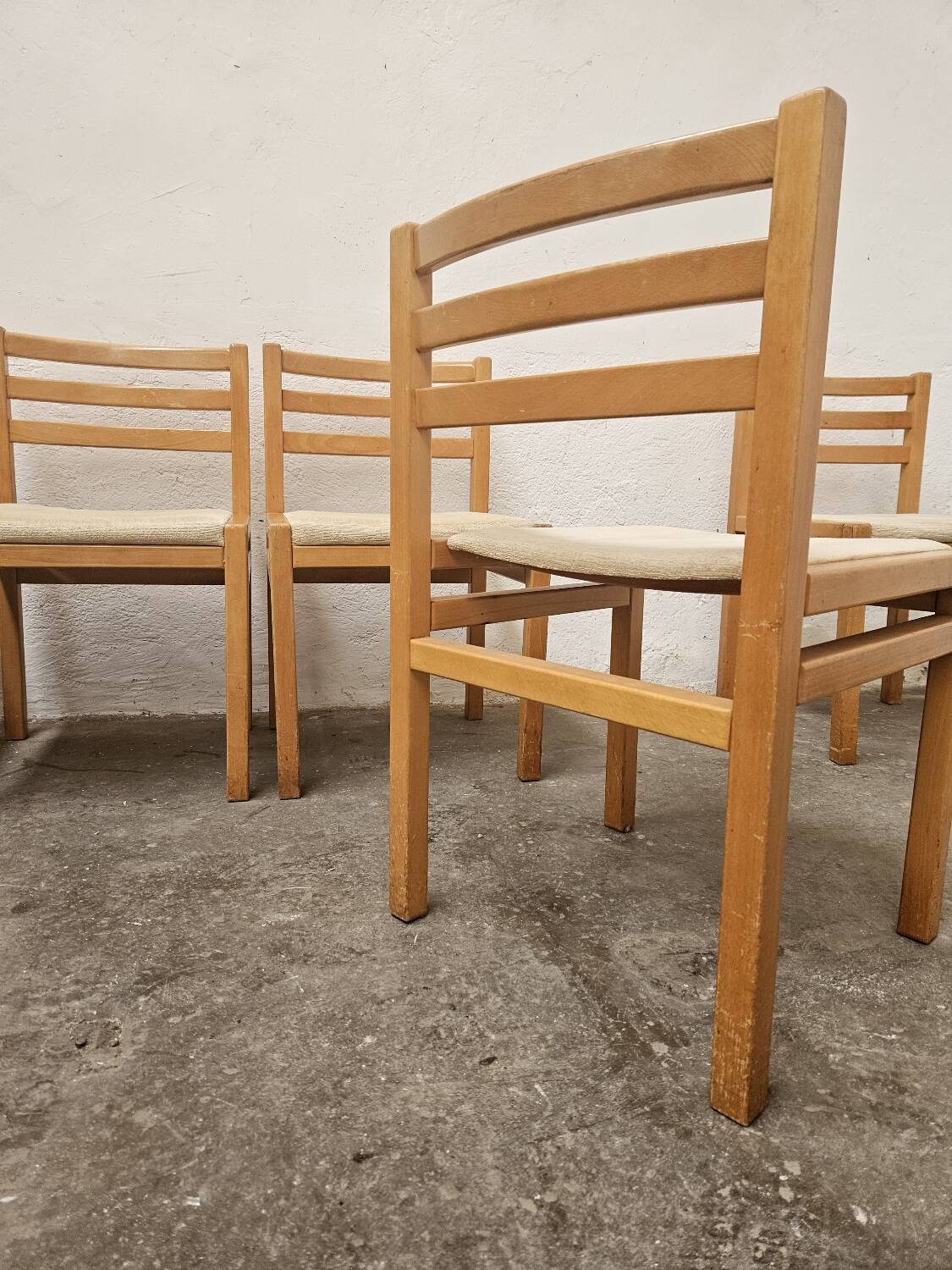 Set of 6 Swedish chairs 1970