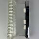 60s 70s wall lamp Limburg Germany Wall Sconce Ice Glass Chrome Space Age