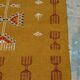 Yellow in 105x65cm wool Kilim rug