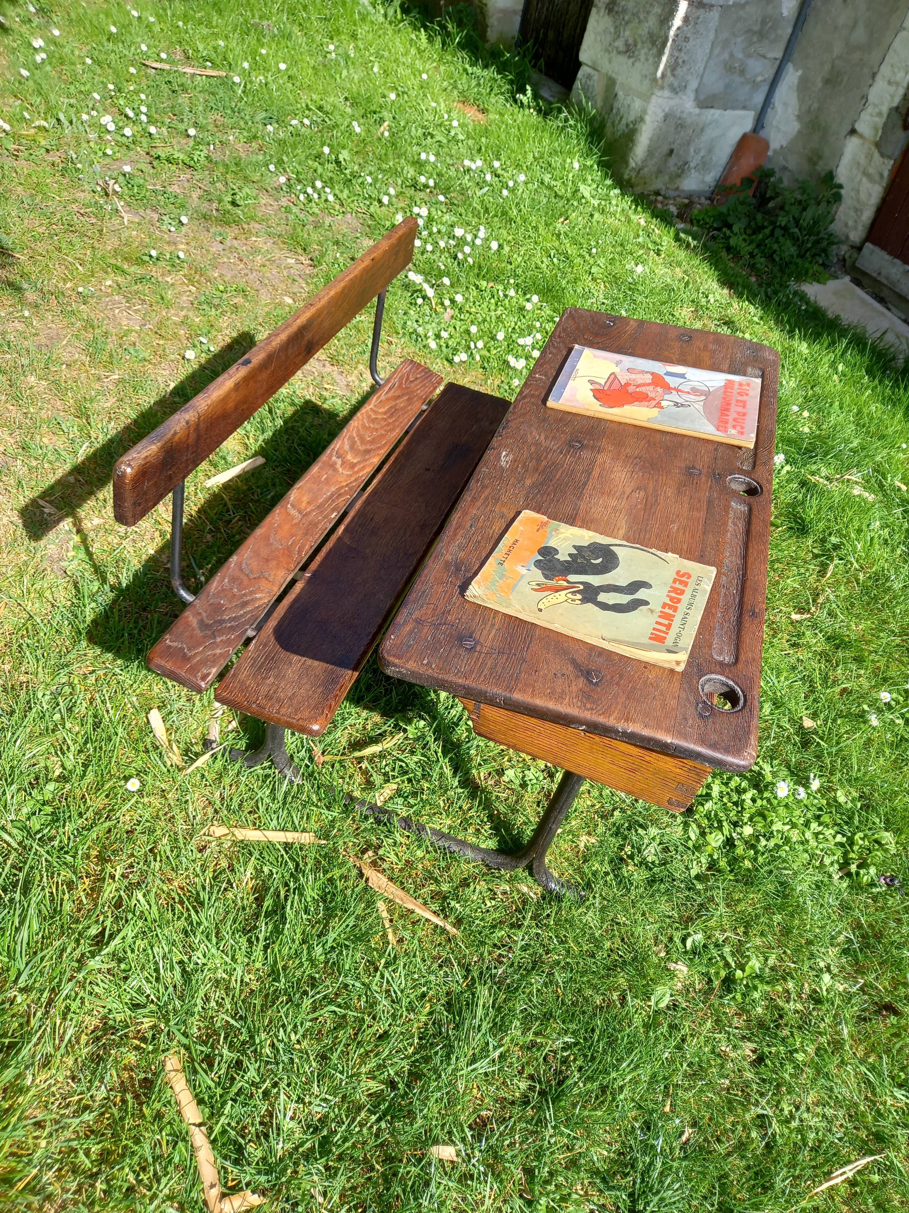 School desk desk early XX th