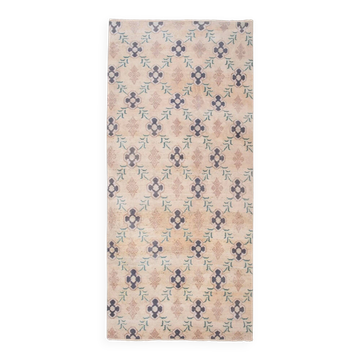 Vintage Turkish hallway rug 127x280 cm