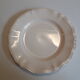 Lot de 5 assiettes plates anciennes en faïence de Sarreguemines