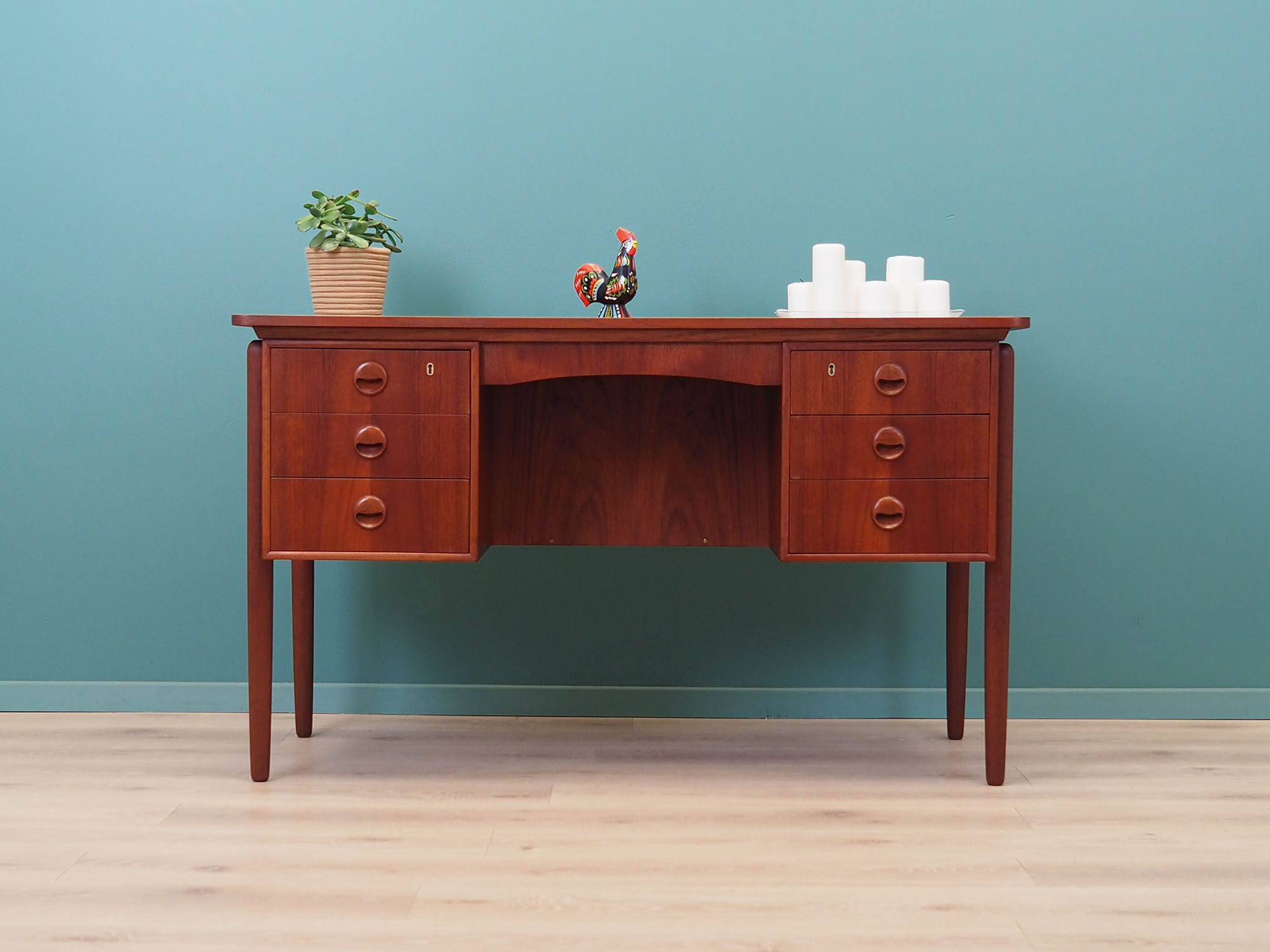 Teak desk, Danish design, 60s, made in Denmark