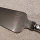 Silver-plated metal pie server, Christofle silversmith, Albi