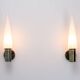 Set of two Hans Agne Jakobsson wall lamps with opal glass shades