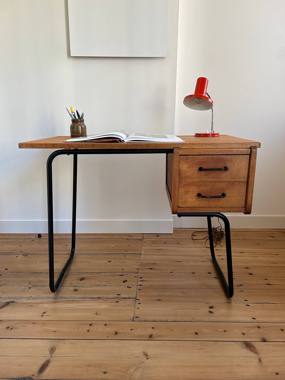 Vintage oak desk