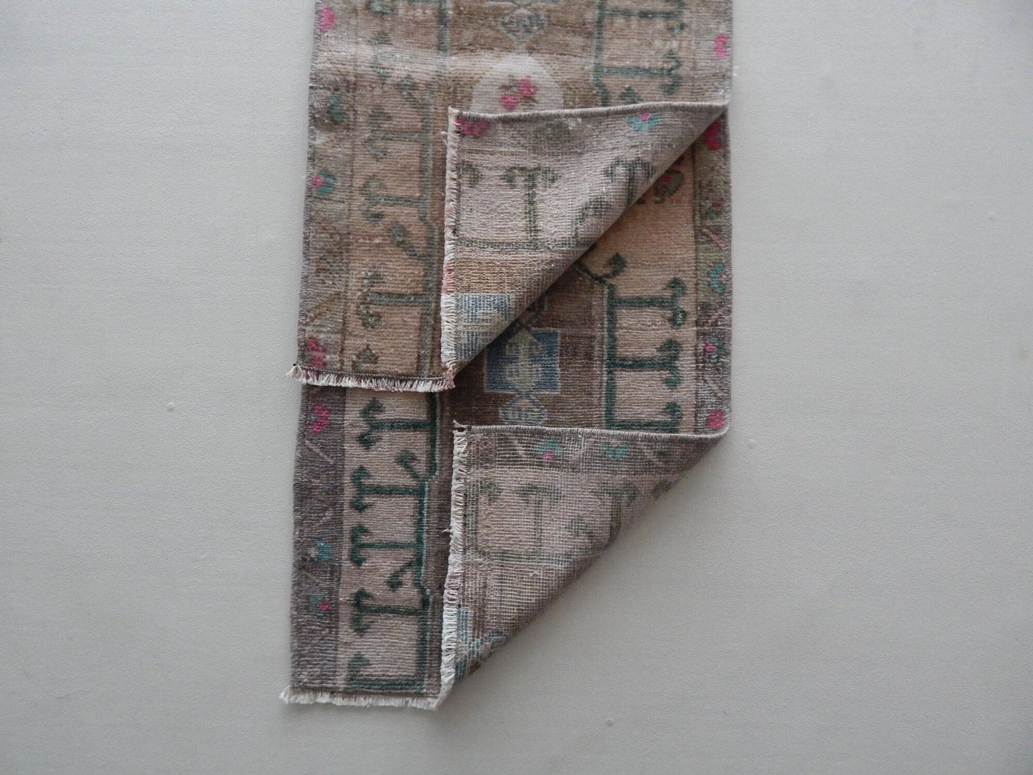 Lot de 2 tapis turcs vintage faits main