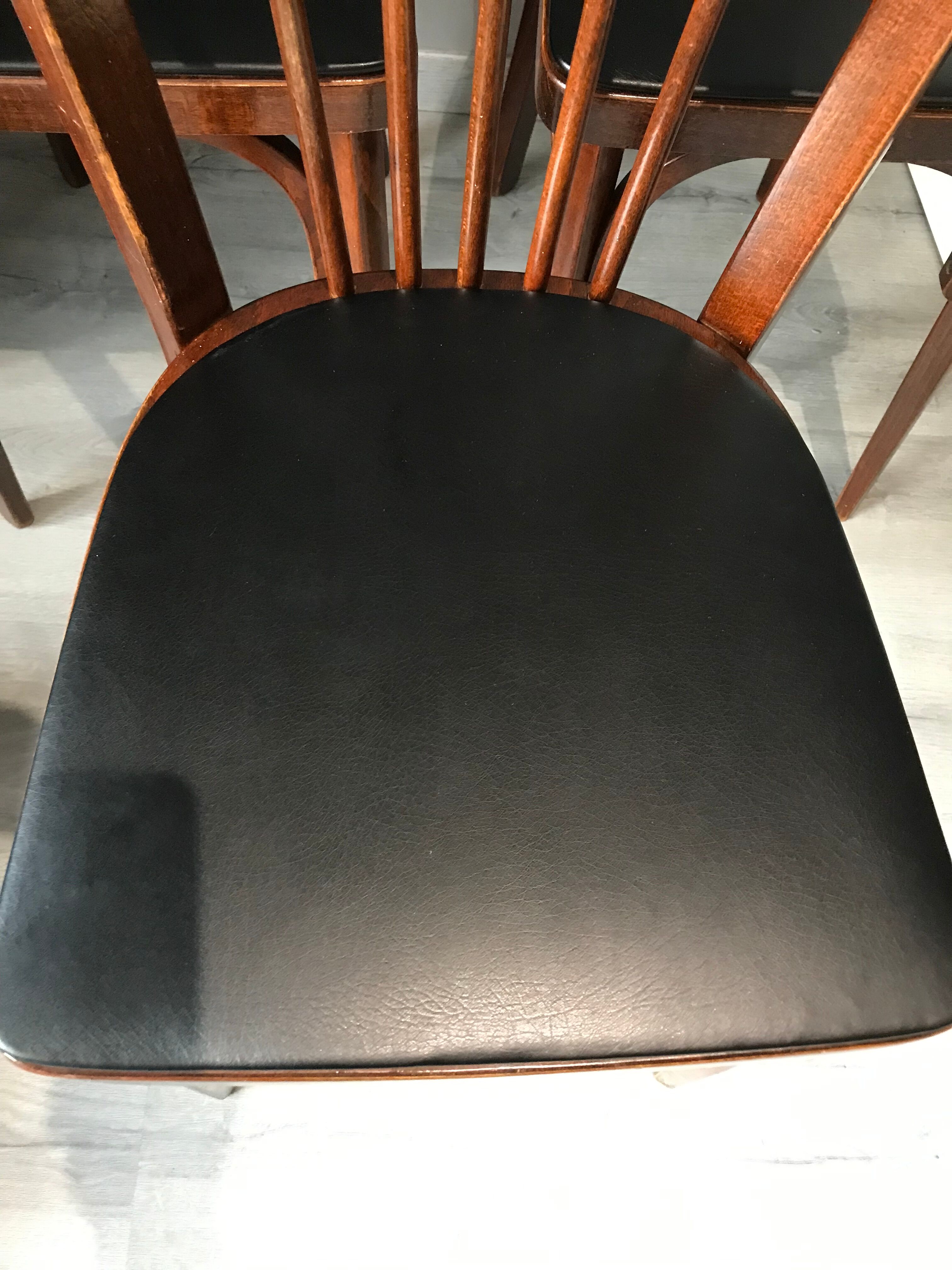 Suite of 3 Baumann chairs