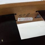 Scandinavian lounge chair COJA in wood and leather, 1960s