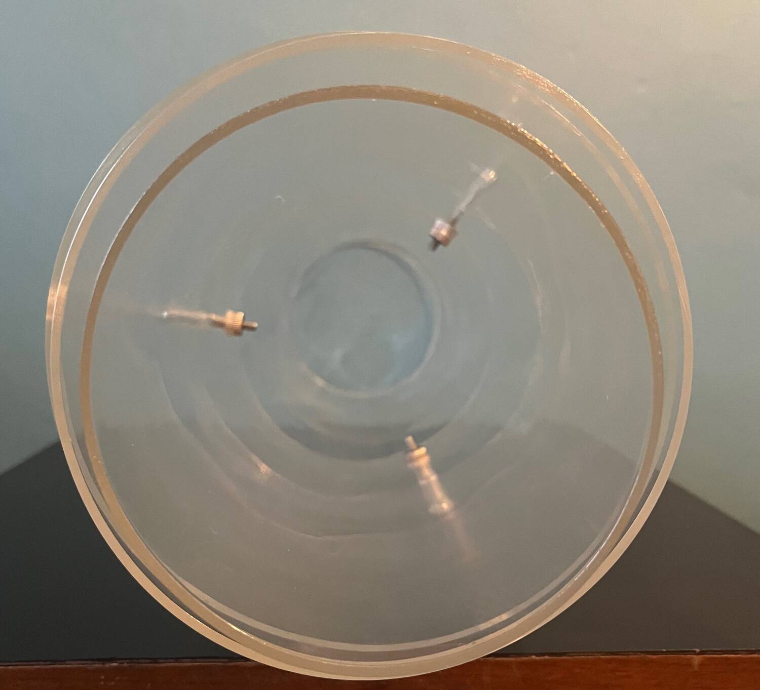 IKEA Stöllet Lucite Table Lamp Modern Design 20"