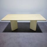 Rare table à manger kazuhide takahama "olinto" plateau en marbre - b&b italia