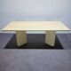 Rare table à manger kazuhide takahama "olinto" plateau en marbre - b&b italia