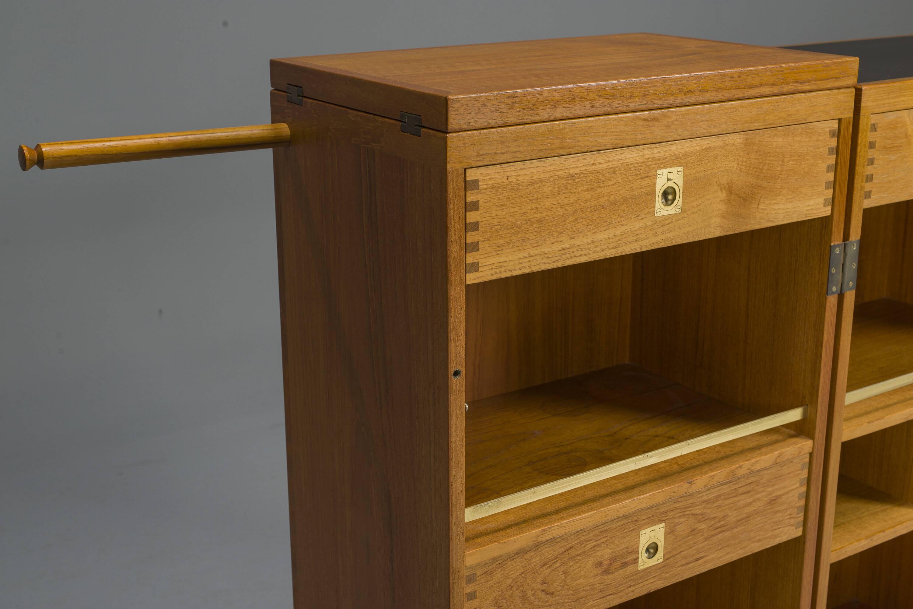 Danish Teak Captains Bar by Reno Wahl Iversen for Dyrlund, 1960s