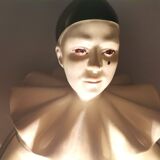 Vintage italian pierrot art deco lamp