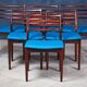 Dining Chairs in Rosewood by Erling Torvits for Sorø Stolfabrik, Denmark, 1960s, Set of 6
