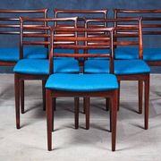 Dining Chairs in Rosewood by Erling Torvits for Sorø Stolfabrik, Denmark, 1960s, Set of 6