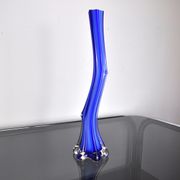 Blue soliflore in murano glass, italy, 1960