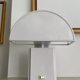 Applique Guzzini "Olympe", métal laqué blanc, Italie 1970