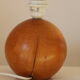 2 pieds de lampe bois imt italie (boule)
