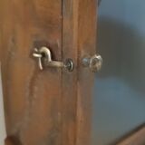 Wall display case - old Burmese teak clock box