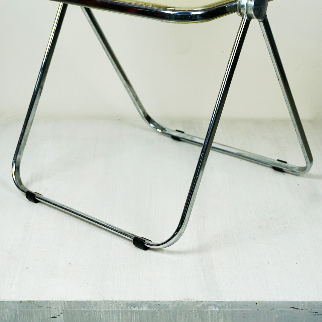 Folding chair "Plia Lucite" by G. Piretti for Castelli Italy