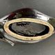 Yellow, orange, white and brown glazed ceramic bowl Vallauris, 70s, France