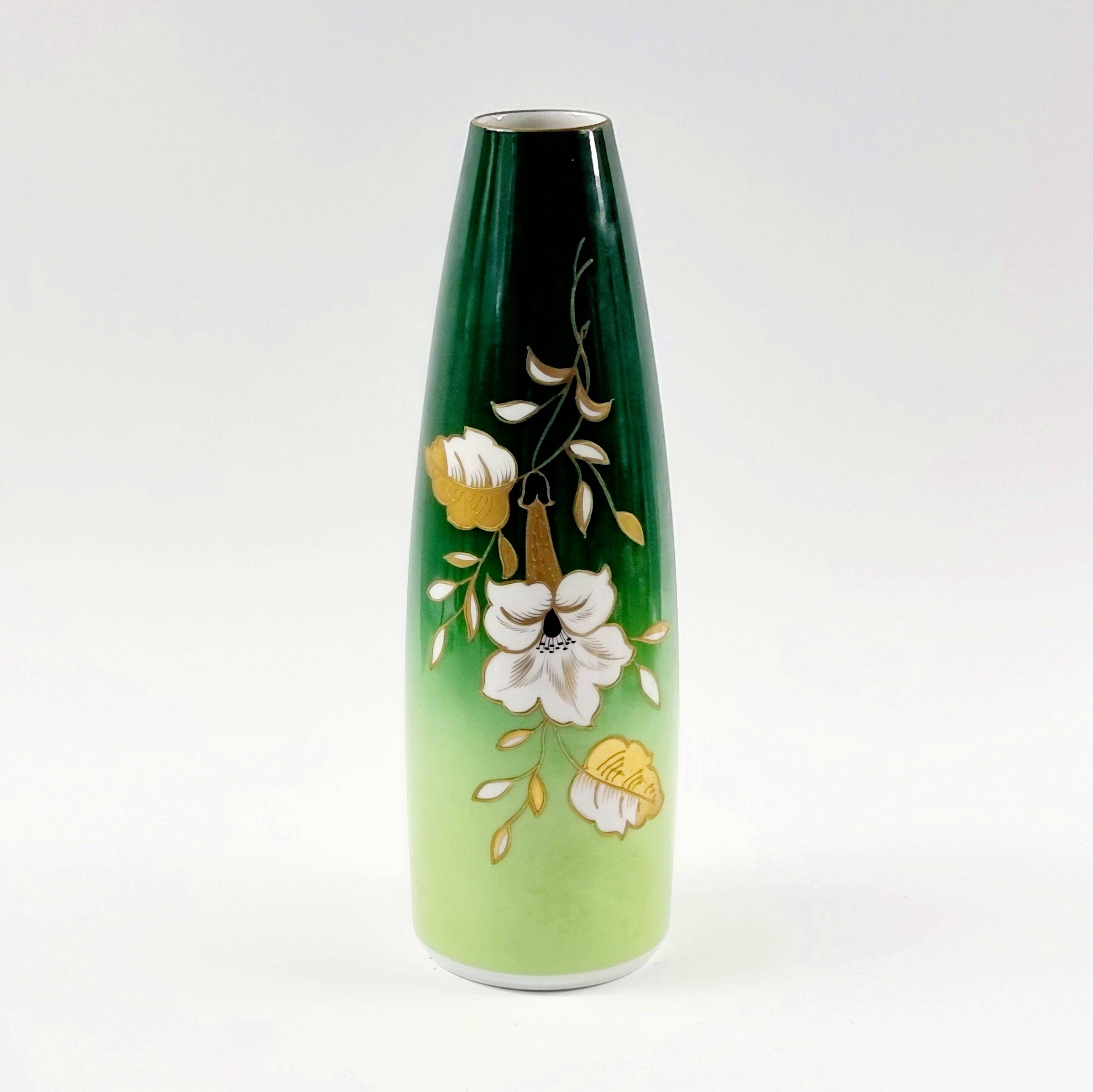 Vintage Hand Painted Porcelain Vase from Wallendorf, East Germany, 1960s