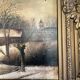 Peinture à l'huile d'un paysage