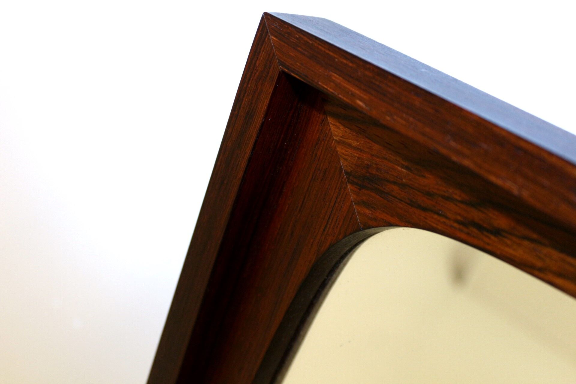 Rosewood mirror, Denmark, 1960