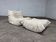 Ligne Roset Togo 1zit en poef in Beige Corduroy 10/10