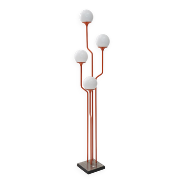 Lampadaire à 4 lumières par Reggiani, années 1970