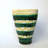 Vase en faïence par Robert Deblander