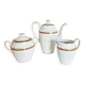 Service à café en porcelaine de Limoges , vintage français