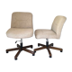 Deux fauteuils de bureau design 1960