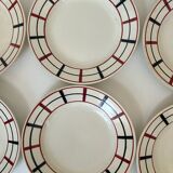 6 vintage plates