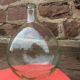 Demijohn in transparent glass, 10-litre capacity, half john