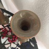 Terracotta candlesticks signed