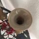 Terracotta candlesticks signed