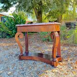 19th Century Empire Style Mahogany Console Table