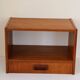 Wall-mounted bedside table with drawer, Scandinavian, 1960.