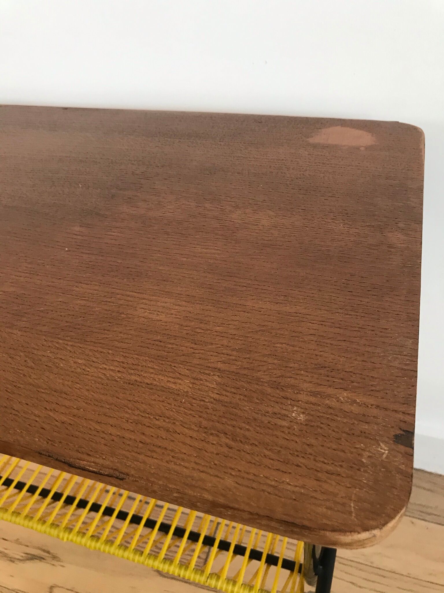 Platinum table range vinyl scoubidou vintage yellow