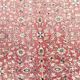Red & Navy Blue Floral Vintage Persian Rug