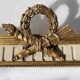French gild and creme framed Louis Philippe style mirror