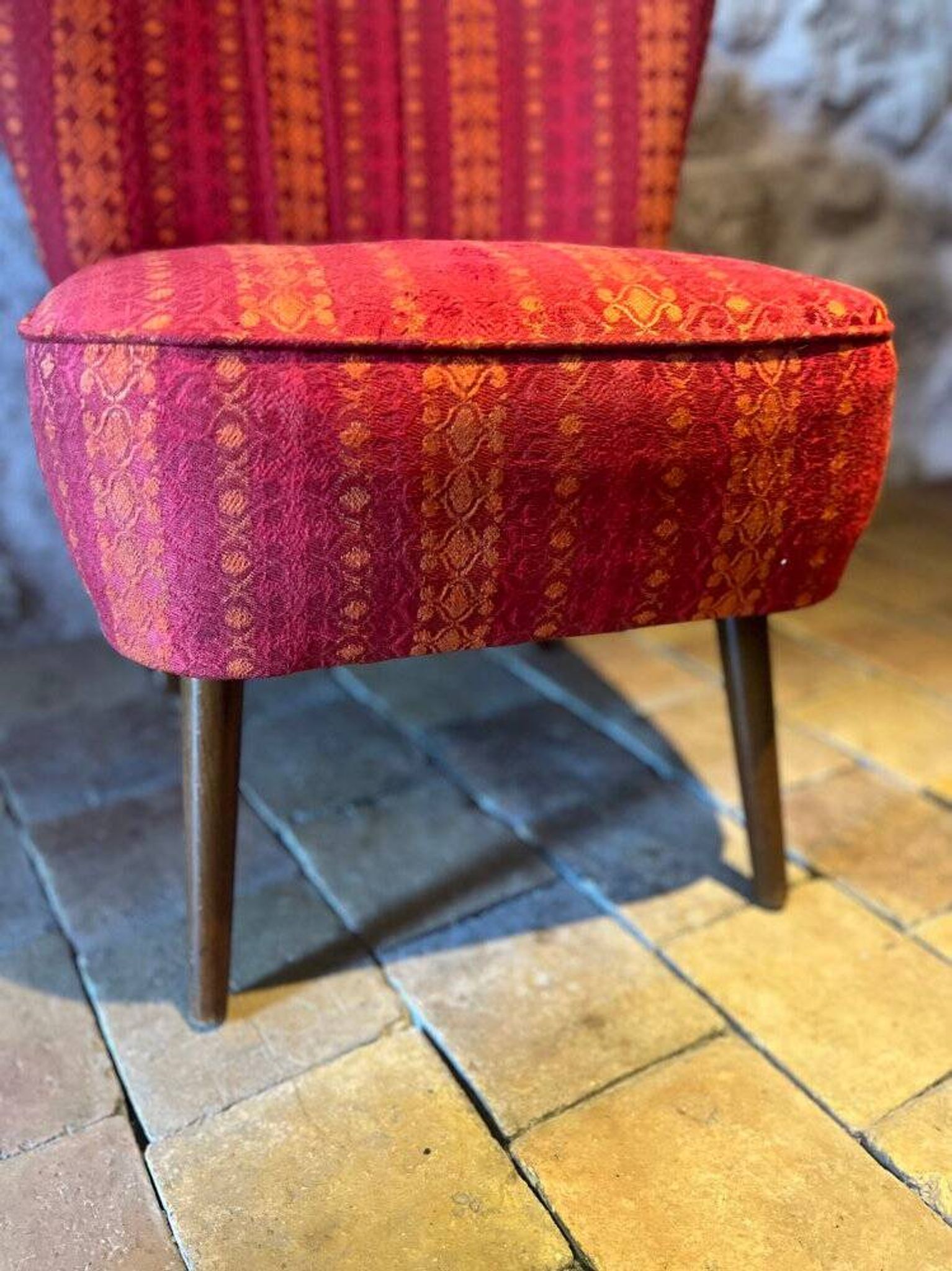 Pair of Scandinavian armchairs 1950/60 Mobelstoff - Kemtau
