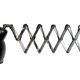 Industrial Black Scissor Wall Lamp, 1950s