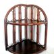 Rattan corner shelf, work from the 1970s
