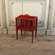 Wooden magazine rack, red patina, England circa 1900