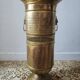Vintage brass umbrella stand – lion head handles