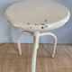 Adjustable metal pharmacy stool