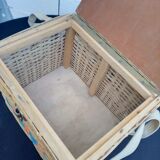 Chest seat for child wicker year 60